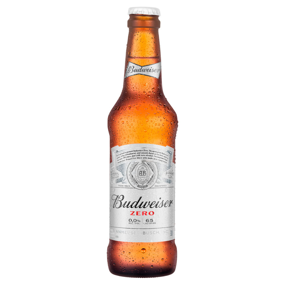 Cerveja Budweiser Zero Long Neck 330ml