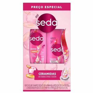 Shampoo 300ml + Condicionador 190ml Seda Ceramidas