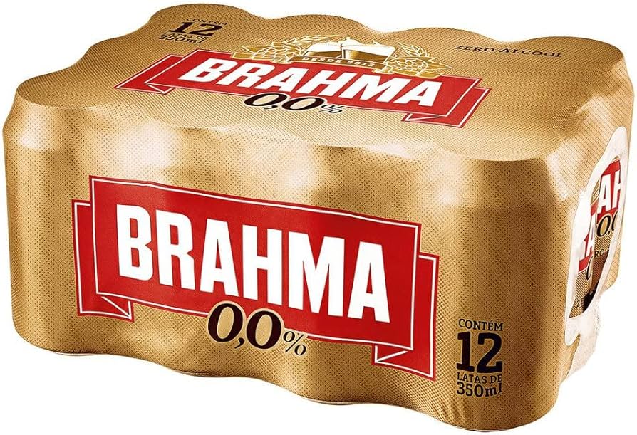 Cerveja Brahma Zero 350ml (Pack com 12) - Gelado