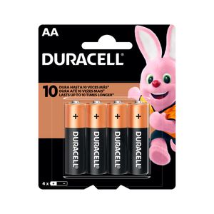 Pilha Duracell Alcalina Pequena Aa C/4